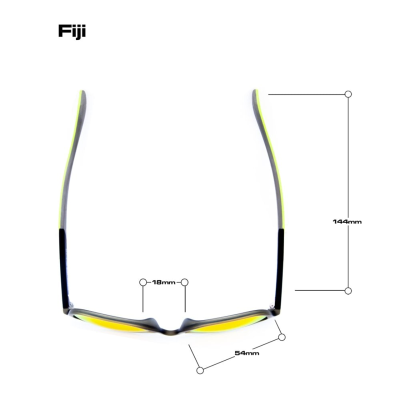 Bloc Fiji Sunglasses in Blue with Red Mirror Cat 3 Lens-1